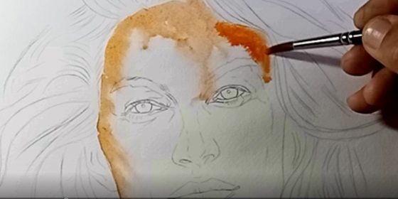 Pintura de Gisele Bundchen