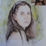 Retrato a pastel seco