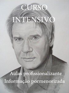 Retrato a lápis grafite, desenho de retratos