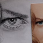 Desenhos de Olhos a lápis grafite