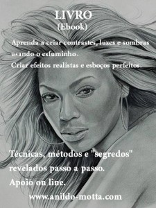 Livro Pintura de retratos a làpis carvão