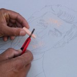 Patrick Dempsey Pintura a pastel seco