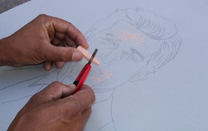 Patrick Dempsey Pintura a pastel seco