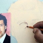 Patrick Dempsey Pintura a pastel seco