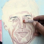Patrick Dempsey Pintura a pastel seco