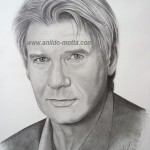 Desenho a lápis Harrisson Ford