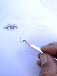 Desenho de Isis Valverde passo a passo