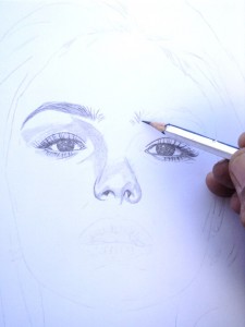 Desenho de Isis Valverde passo a passo