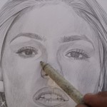 Desenho de Isis Valverde passo a passo