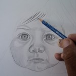 Tutorial desenho de crianças a lápis