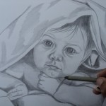 Tutorial desenho de crianças a lápis