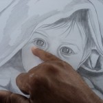 Tutorial desenho de crianças a lápis