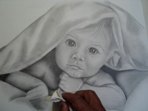 Tutorial desenho de crianças a lápis