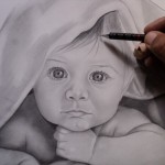 Tutorial desenho de crianças a lápis