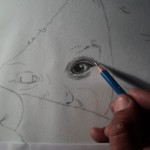Criança desenho realista
