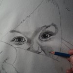 Criança desenho realista