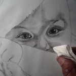 Criança desenho realista