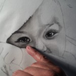 Criança desenho realista