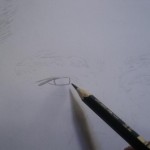 Desenho de Leonardo Dicaprio a lápis grafite