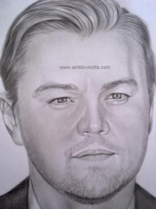 Desenho de Leonardo de Capri a lápis grafite