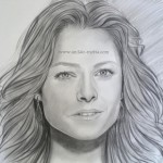 Jodie Foster desenho passo a passo