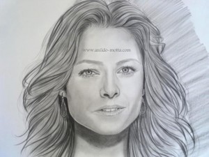 Jodie Foster desenho passo a passo