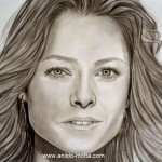 Desenho a lápis Jodie Foster passo a passo