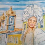 Aquarela de uma baiana