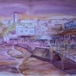 Aquarela de Morro Jable Canarias