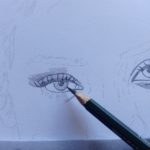 Rihanna desenho a carvão