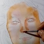 Pintura de Gisele Bundchen