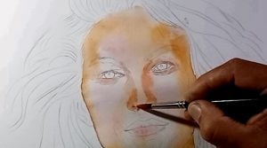 Pintura de Gisele Bundchen